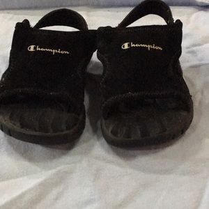 Toddler size 4W champion sandals